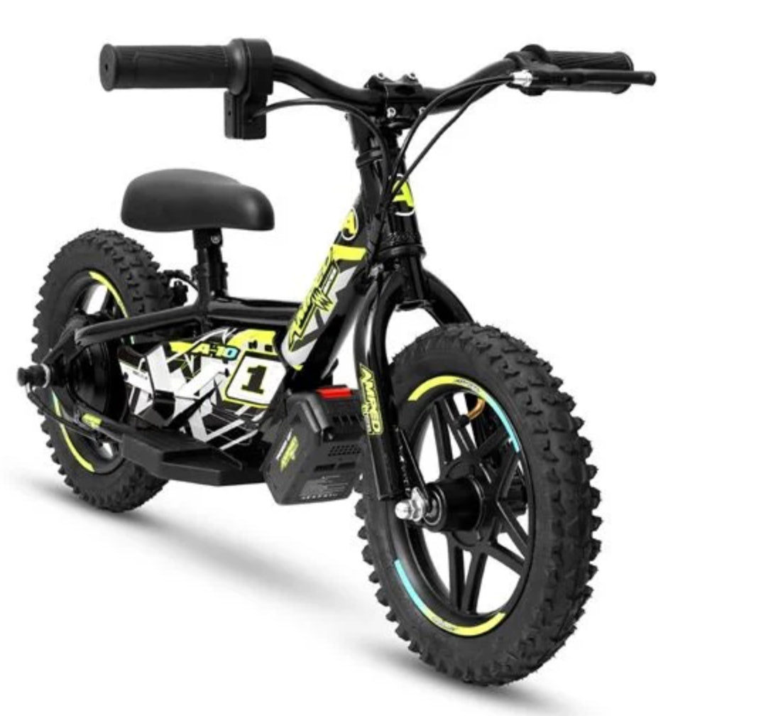 Amped A10 150w 18v 5.2ah Li White Kids Electric Balance Bike 2025